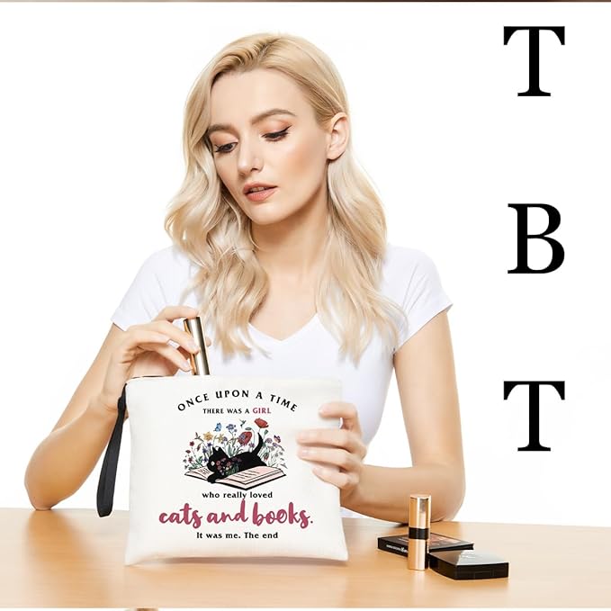 Book lovers gifts makeup bag