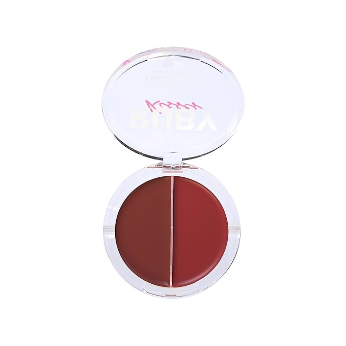 Ruby Kisses Duo Cream Blush, Smooth, Natural-Looking, Long-Lasting Face