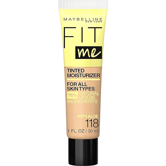 Maybelline Fit Me Tinted Moisturizer, Natural Coverage, Face 1 Count