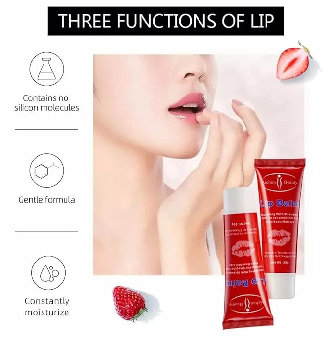 AICHUN BEAUTY Moisturizing Lip Balm Strawberry 50g/1.76oz