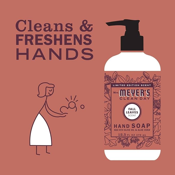 MRS MEYER'S Fall Leaves Hand Soap, 12.5 OZ