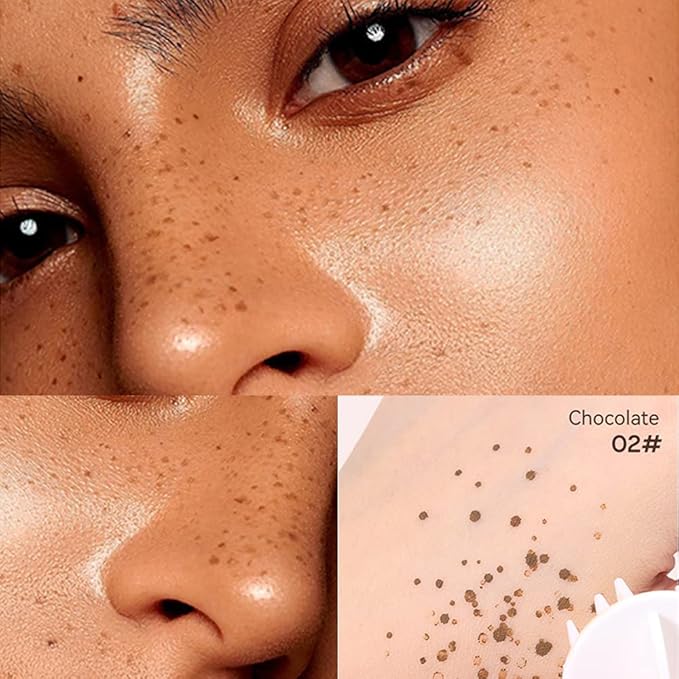 Erinde Upgrade Liquid Freckle Pen, Fake Freckles Stamp 02 Chocolate