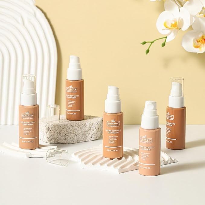 Flawless Matte Liquid Foundation Makeup, Vegan & Cruelty-Free, (07, ) 30ml