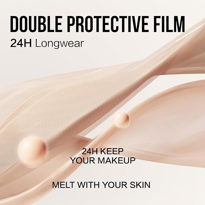 Moisture Air Cushion Cream Face Foundation Makeup, Lightweight,