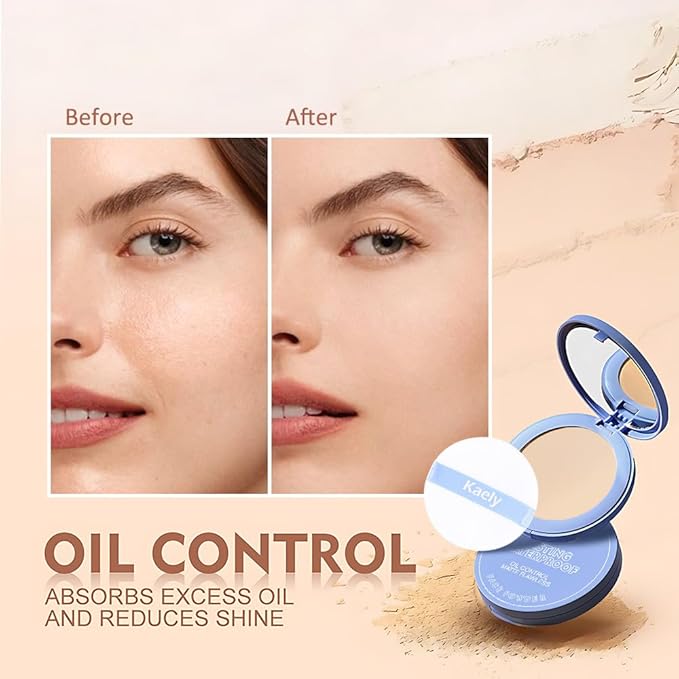 evpct Kaely Oil Control Pressed Face Powder, Get