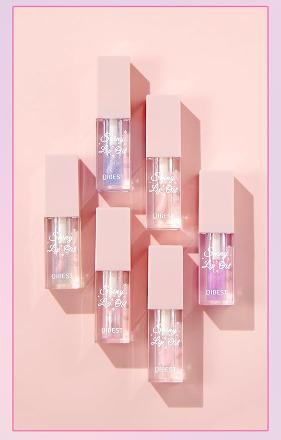 6PCS Color Changing Lip Oil Light Lipgloss Set, Moisturizing Hydrating Lip Glow Oil Lip Gloss Kit High Shine Lip Plumping Glass Finish Lip Gloss Liquid Lipstick for Women (Set D)