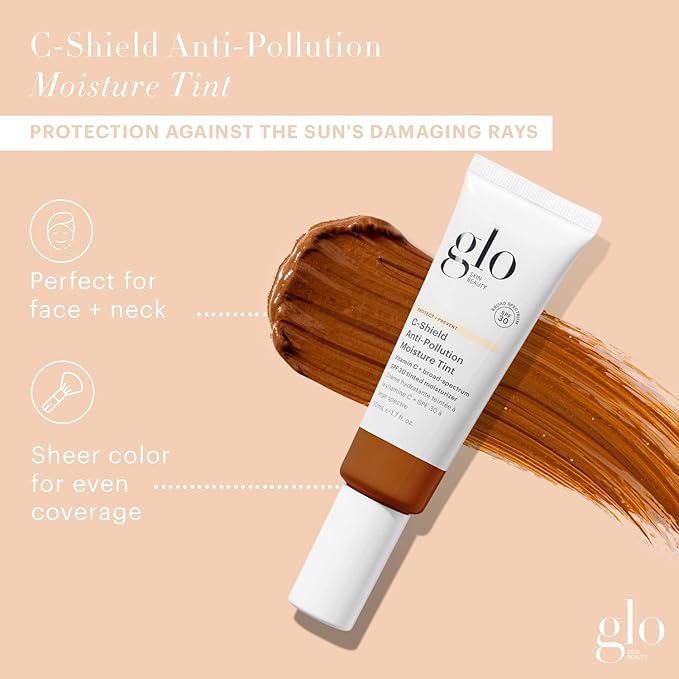 Glo Skin Beauty C-Shield Anti-Pollution Moisture Tint - 1. (10W-Dark) 7 Oz