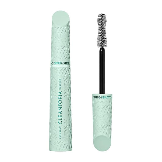 Covergirl Lash Blast Cleantopia Mascara, Volumizing, Smudge-Proof, Vegan Formula, Brown 815, 1 Count