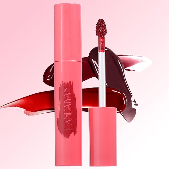 Wonder Blading Lip Stain Peel Off Masque, 6 Colors Tattoo Peel Off Mask, Matte Finish Peel Off Lip Stain, Waterproof & Transfer Proof Nude Lip Tint, Lip Tatoo Peel Lip Tint, 04# Rose Red