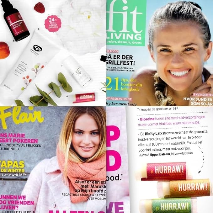 Hurraw! Almond, Cardamom, Rose (Vata) Lip Palm