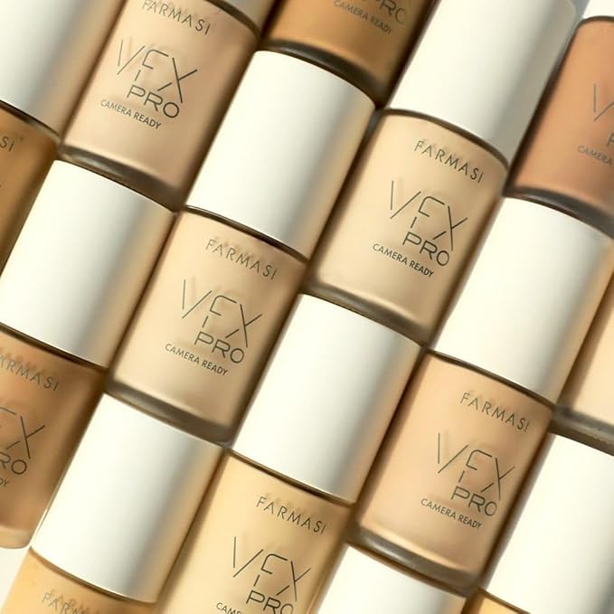 FARMASi Vfx Pro Foundation, Full Coverage Liquid Cream, Light 04 30 ml