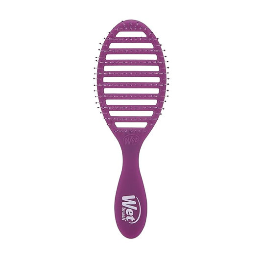 Wet Brush Speed Dry Hair Brush, Purple Frost - Vented Design & Soft HeatFlex Bristles Are Blow Dry Safe - Ergonomic Handle Manages Tangles - Pain-Free Hair Accessories