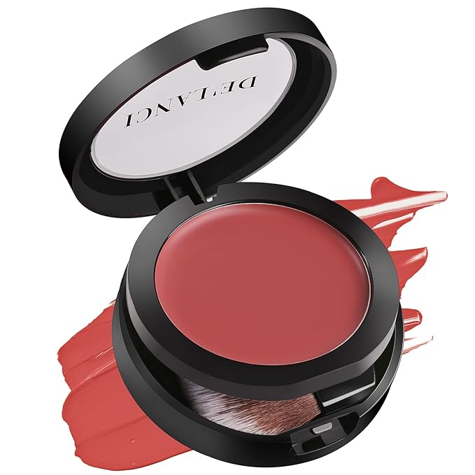 DE'LANCI Hydrating Cream Blush for Cheeks & Lips