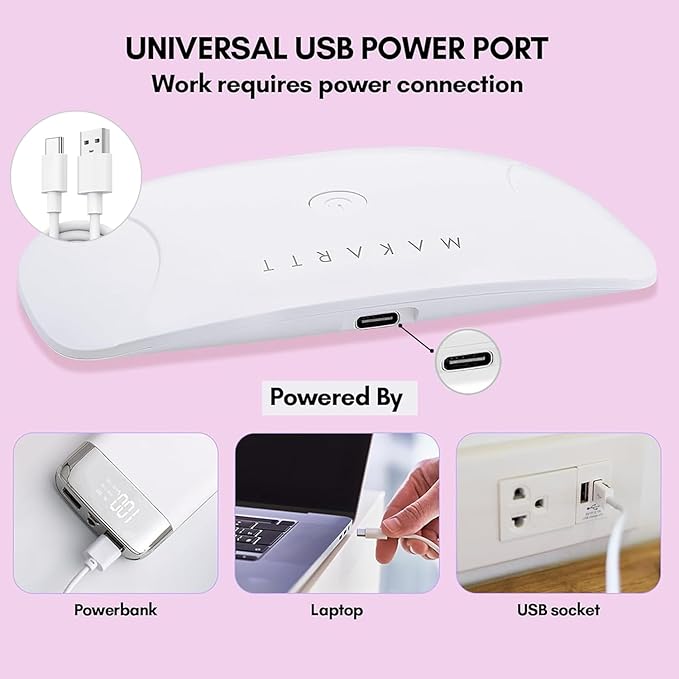Makartt UV Nail Lamp, 8W