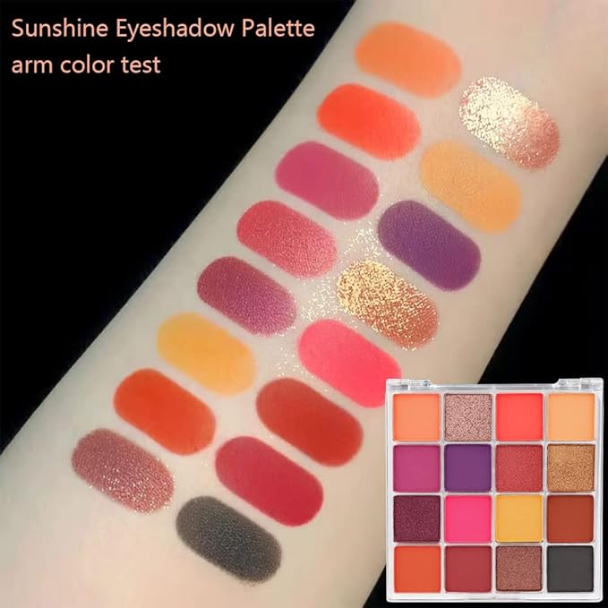 16 Girds Colorful Matte Shimmer Eyeshadow Palette