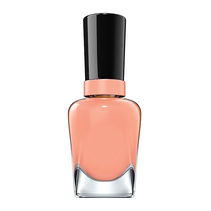 Sally Hansen Miracle Gel™, Peach Please, Long Lasting, Gel-Like Formula, No UV Lamp Needed, Orange Nail Polish