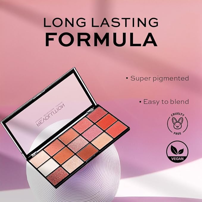 Makeup Revolution Eyeshadow Palette, Reloaded Iconic Newtrals 2,