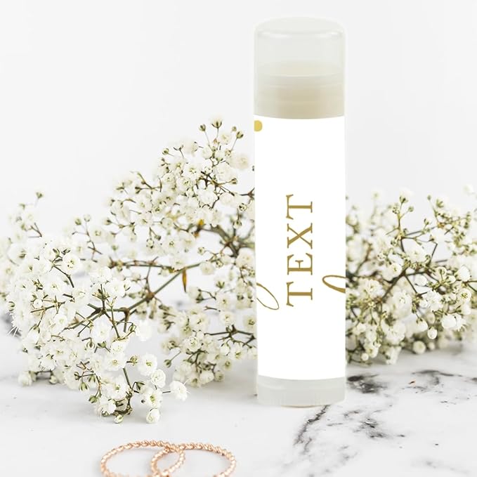 Andaz Press Personalized Lip Balm Party Gold