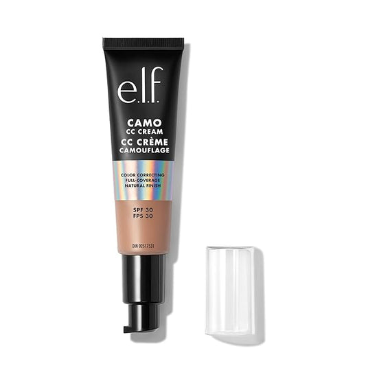 e.l.f. Camo CC Cream, Color Correcting Medium-To-Full Coverage N, (30g) 1.05 Oz