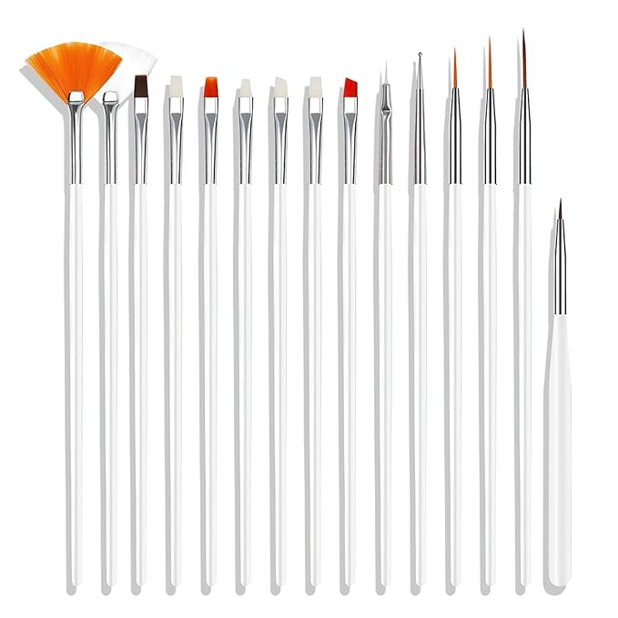 Auocattail nail art tool set