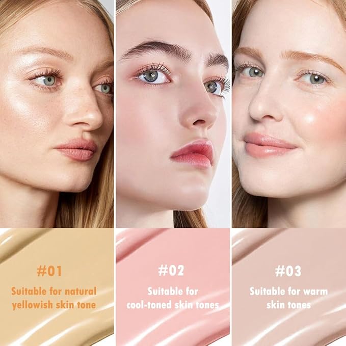 Face Matte Makeup Foundation,Oil Continuous Correction Control Liquid Natural Finish