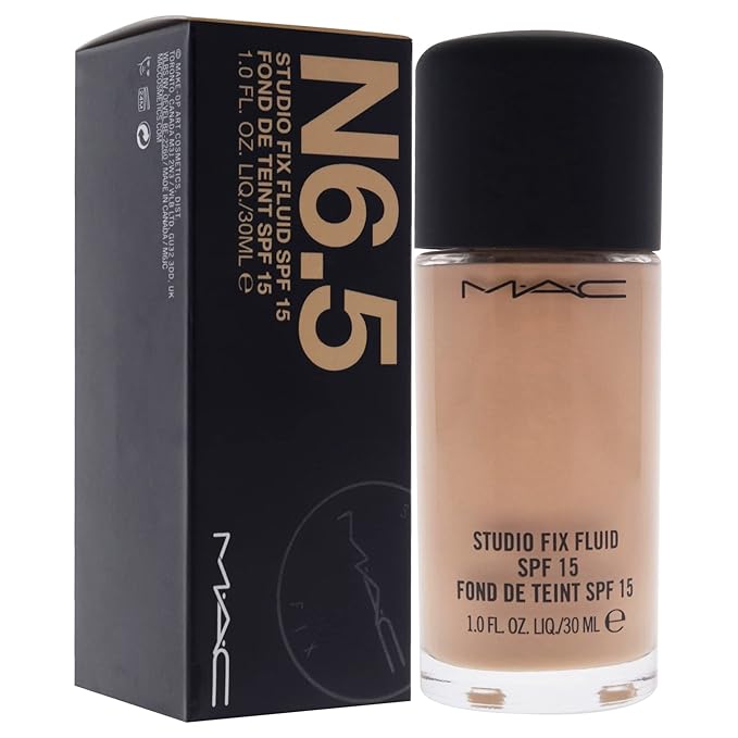MAC Studio Fix Fluid SPF 15 - N6.5 Foundation Women 1 oz