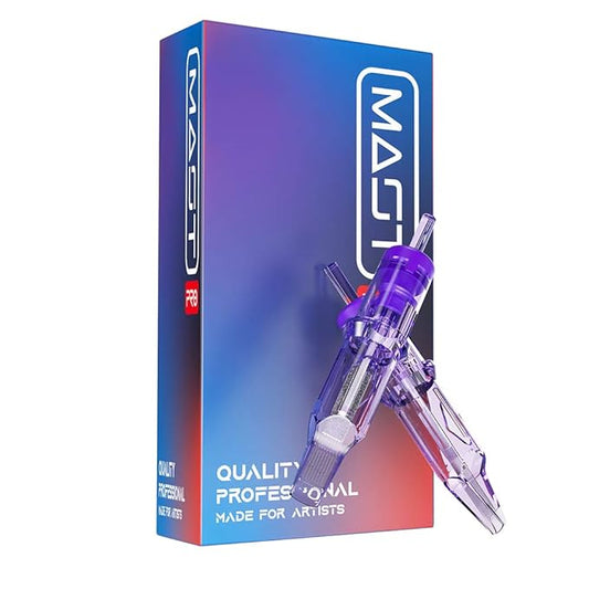 Mast Pro Tattoo Cartridges 20Pcs Disposable Needles Curved Magnum (1025RM)