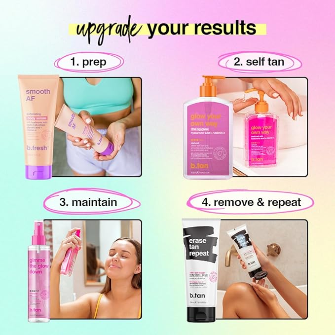 b.tan Clear Self Tan Gel | Tanning