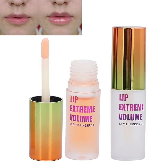 2pcs Lip Plumper Mint Ginger Extract Irritating