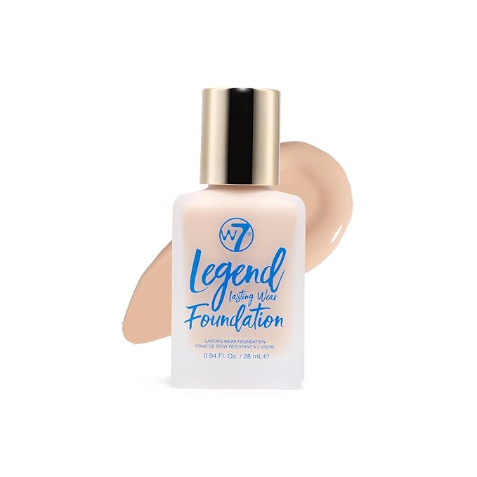 W7 Legend Foundation - Creamy Liquid Foundation for - (Buff) 28ml