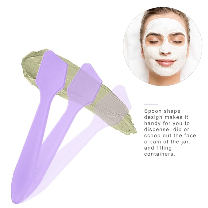 Beaupretty Cosmetic Spatula Stick 150pcs Cosmetic Spatula Plastic