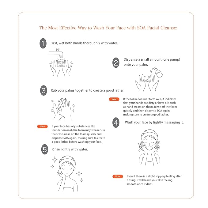 Facial Cleanse, Foaming Face Wash, Exfoliating