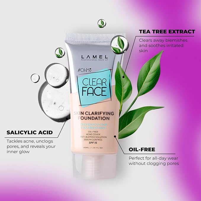 LAMEL OhMy Clear Face Full Coverage Foundation -