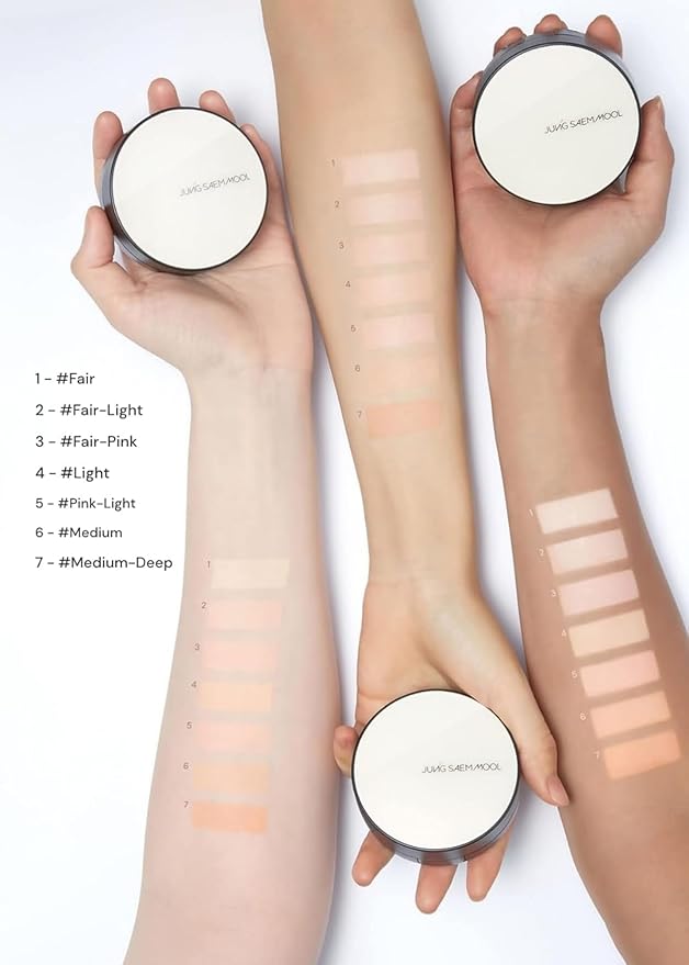 [JUNGSAEMMOOL OFFICIAL] Essential Skin Nuder Cushion (N Light) Cream Foundation