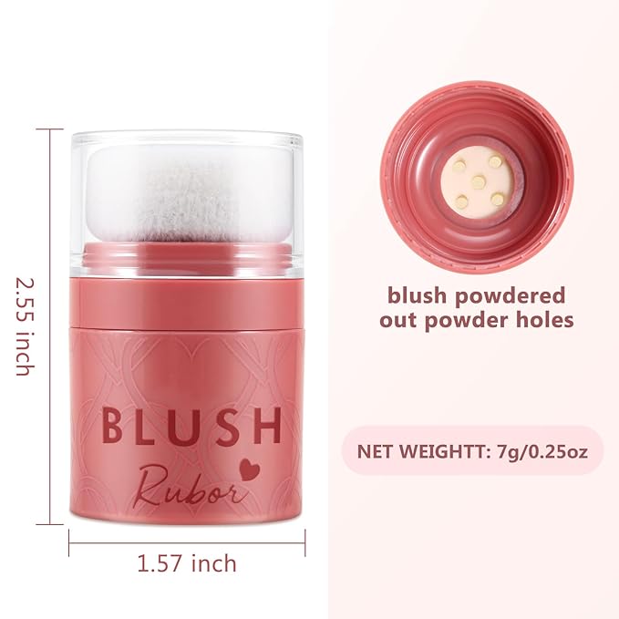 Boobeen Loose Blush Powder Air Cushion Blush, Face Matte Finish