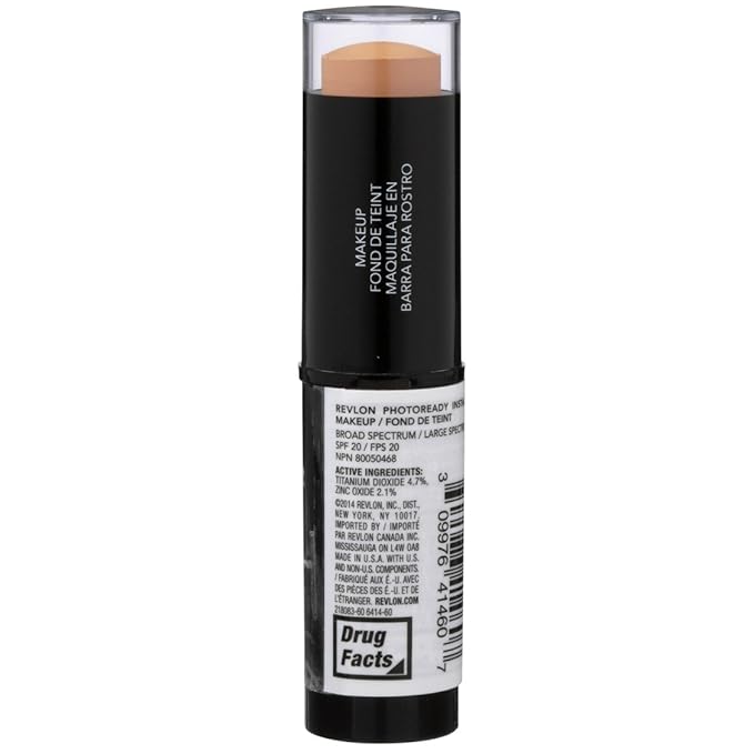 Revlon Foundation Stick, PhotoReady Insta-Fix Face Makeup for Medium Beige, 1 Oz