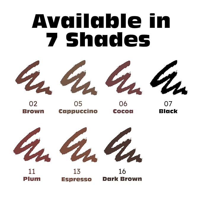 Ruby Kisses Auto Lip Liner Pencil (Espresso 3 Pack), Long Lasting & Non-Fading, Smooth Application, Non-Feathering with Rich Pigmented Color, No Sharpener Needed, Ideal for Full Lips Look