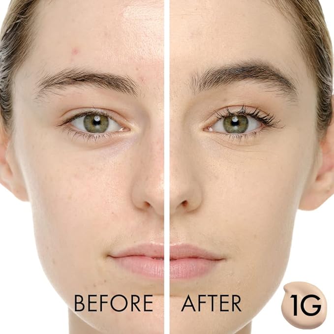 Veil Cosmetics Complexion Fix Liquid Foundation – Buildable Porcelain Gold) 1G