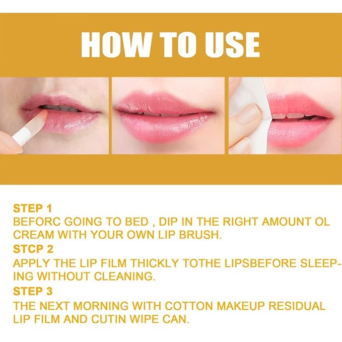 Bee Lip Mask Balm Honey Pot, Lines