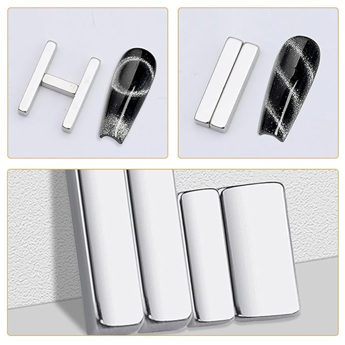 Ipetboom 4 sets nail magnet