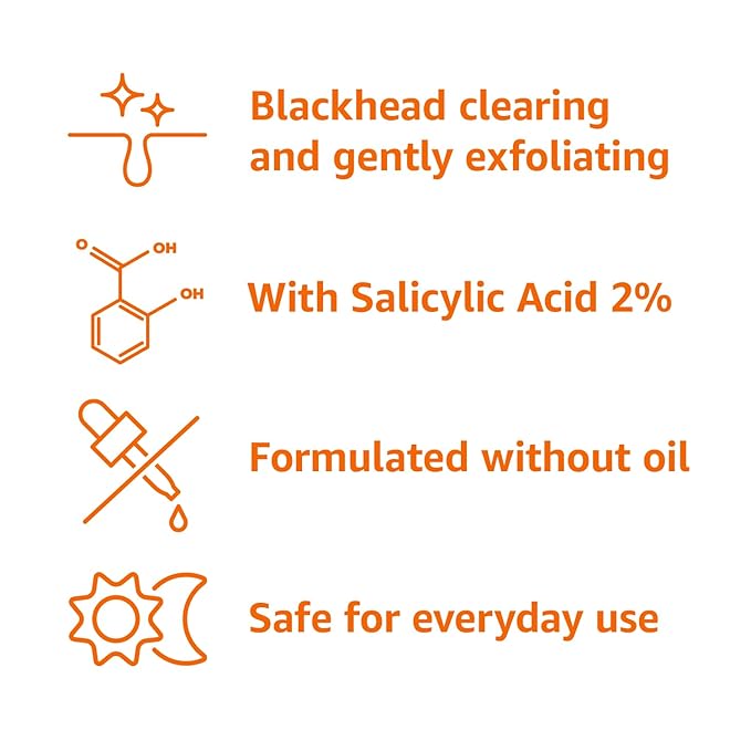 Amazon Basics Salicylic Acid Blackhead Clearing Scrub, 5 Fluid Ounces, 1-Pack