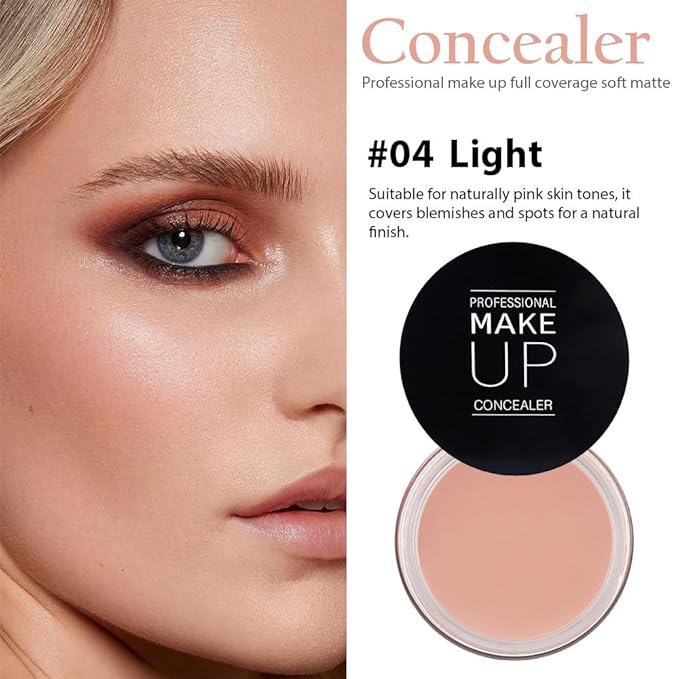 Kaely Pot Concealer Full Coverage Set,under Eye Brightener ojeras 04