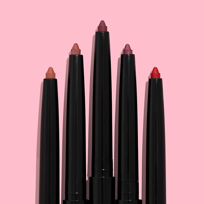 wet n wild Perfect Pout Matte Retractable Gel Lip Liner Pencil, Rich Creamy Long Lasting Color, Well-Defined and Flawless Application, Vegan & Cruelty-Free - Purple Lay Down the Mauves