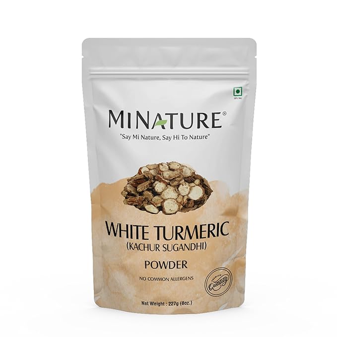 White Turmeric Powder by mi nature | Kachur, From India 227g