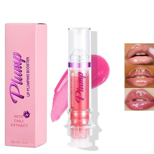 Lip Plumping Booster, Spicy Lip Lipstick, Lifter Gloss, Hydrating, Volumizes High-Shine Lip Plumping Lip Glass Mirror Lip Makeup Lip Glaze Plump & Pout Lip Plumper for Women Girls (03)