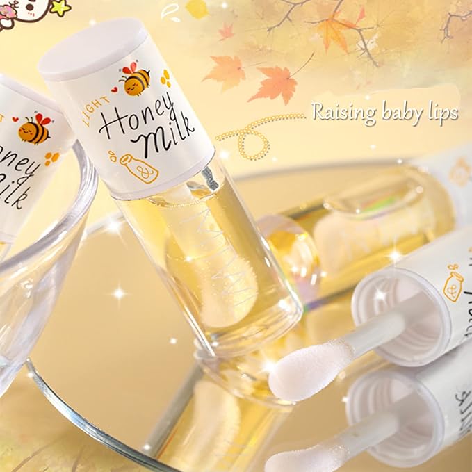 2Pcs Crystal Jelly Moisturizing Lip Oil