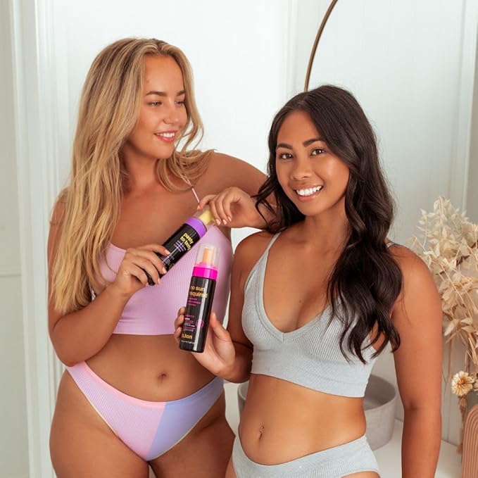b.tan Dark Self Tanner Mousse | Hydrating