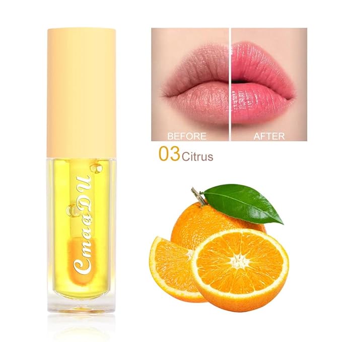 6Pcs Hydrating Lip Oil Set,Fruity Color