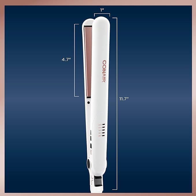 Conair Double Ceramic Flat Iron, 1-inch