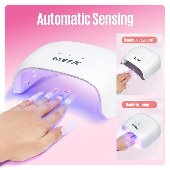 MEFA UV Nail Lamp, 72W